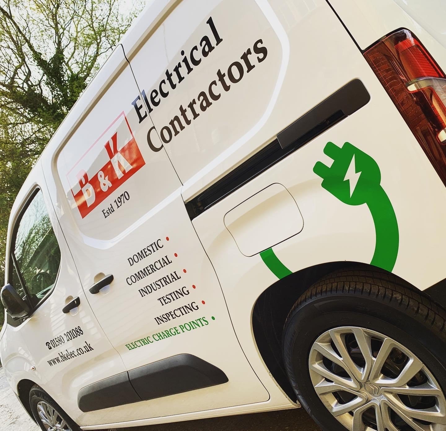 B&K Electrical Van